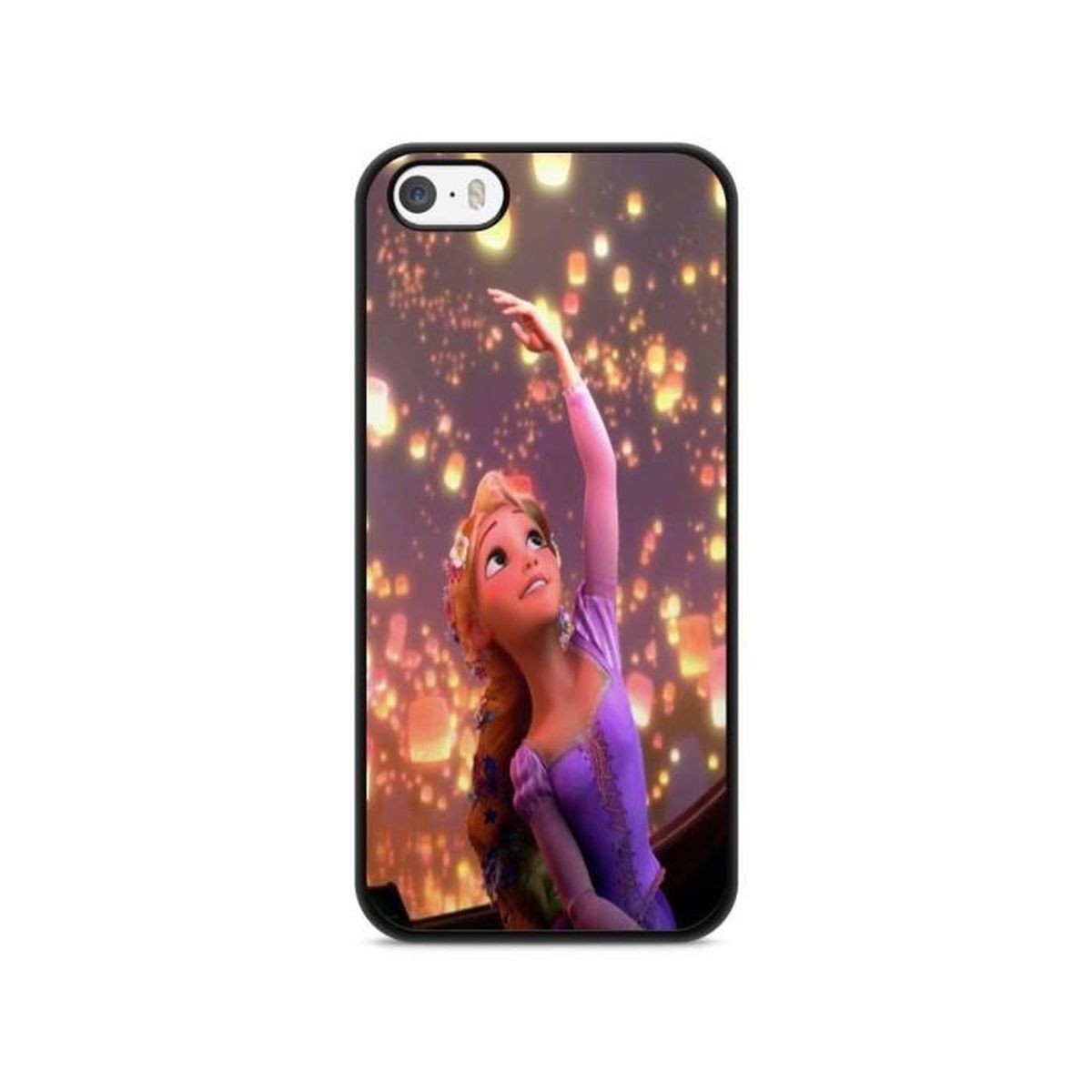 Coque Iphone 5 5s Se Raiponce Reine Des Neiges Disney Hard Case Princesse Ref Cdiscount Telephonie