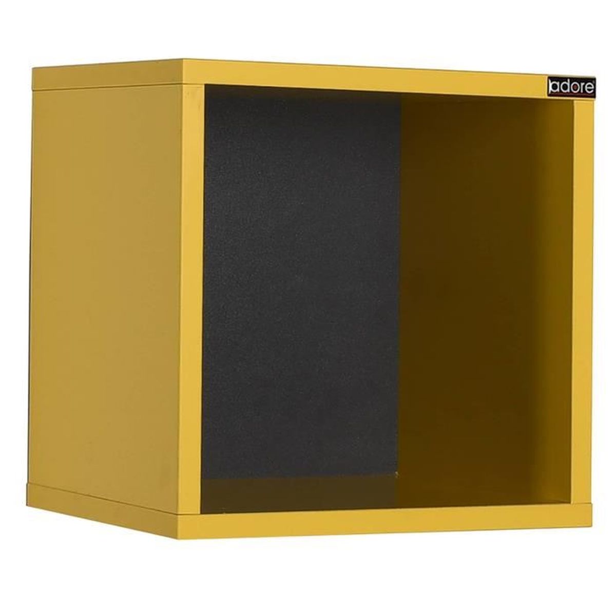 Etagère cube murale jaune MINDY Cdiscount Maison