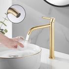 FUZMONOERE or robinet de salle de bains robinet de salle de bains haut lavabo robinet de lavabo bec haut mitigeur pour salle de bains en