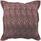 LINNEA Taie d'oreiller 65x65 cm Satin de coton OPERA Marron foncé