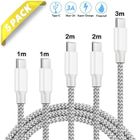 BIGILANTUH Cable USB Type C [5-Pack 1/1/2/2/3m] Nylon Charge Rapide Chargeur pour Samsung S9/S9plus/S8/A7 A5 A3 2017,Huawei P30/P20