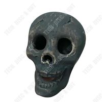 Crâne simulé d'Halloween en céramique - TECH DISCOUNT - Accessoire de décoration de fête barbecue