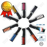 TD® Peigne de teinture pour cheveux jetable Mini bâton de teinture pour cheveux 10 couleurs paquet de dix peignes pour teinture