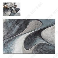 TD® Tapis de salon minimaliste moderne nordique ins encre abstraite irrégulière salon chambre cuisine chevet tapis de sol
