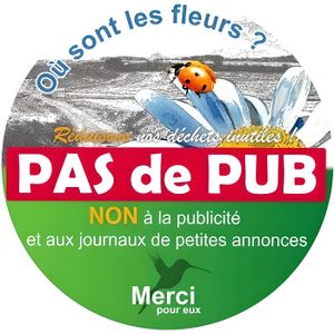 Stop pub boite aux lettres - Cdiscount