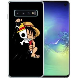COQUE - BUMPER Coque Samsung Galaxy S10 - One Piece baby Luffy Dr