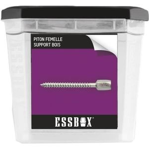 CHEVILLES Piton femelle ESSBOX SCELL-IT support bois - M6 mm