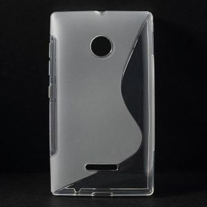 Accessoire Housse Etui Coque TPU Silicone BLANC Microsoft Lumia 535// 535 Dual