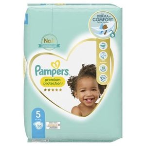 COUCHE PAMPERS - LOT DE 3 - PAMPERS - Couches Premium Protection Taille 5 -