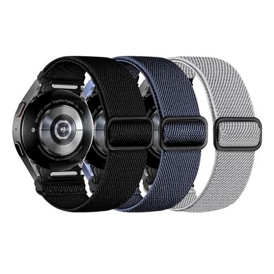 Bracelet Montre 20mm Cuir Véritable Noir Surpiqué Blanc - Boucle Argentée - Neuf
