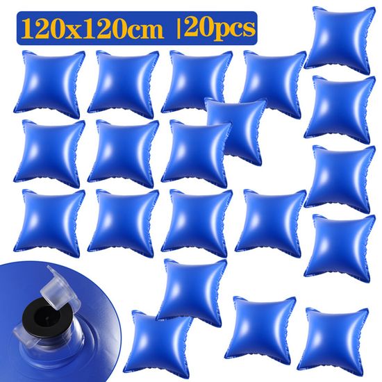 Coussin D'hiver Gonflable Pour Piscine Hors-sol - PVC Résistant Au Froid, Dimensions 200x250x90 Cm, Avec œillets - 3