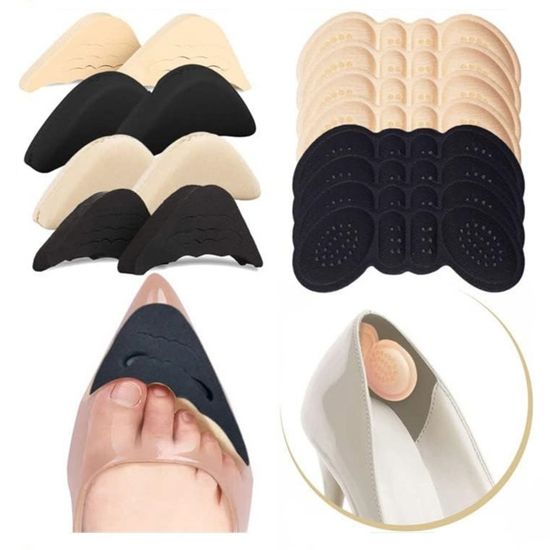 XPEX 10 Paires Protège-Talon Chaussure Femme - 5 Tailles Embouts Talon Aiguille Pour Mariage