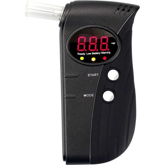 Testeur D'alcool Avec Affichage Numérique LED Couleur Et Charge USB Pour Usage Personnel Capteur Semi Conducteur Avec Alarme Noir 85232910