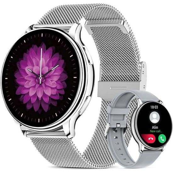 Montre Connectée 1.91" HD - Appels Bluetooth, 115 Sports, IP68 - Smartwatch Santé
