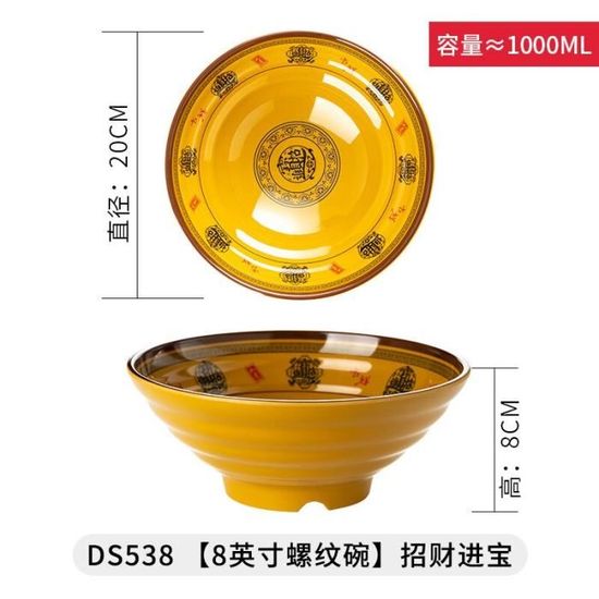 Saladier En Plastique Imitation Bois - Forme Triangulaire 20,5 Cm - Bol De Service Moderne, Lave-vaisselle Safe - Kadax