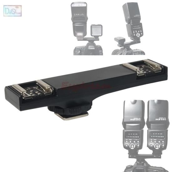 Support De Flash Pour Parapluie Photo - 2 Pack Compatible Canon, Nikon, Olympus Et Autres | Alliage Aluminium