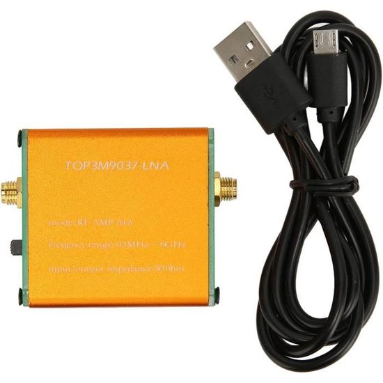 Module Amplificateur RF Faible Bruit TQP3M9037 - 0.1 à 6 GHz - Connexions SMA - Pour Radiofréquences