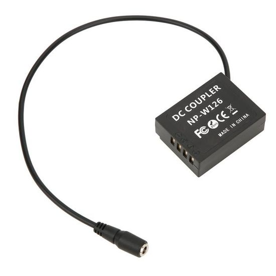 Batterie Factice USB-C Pour Fujifilm - Coupleur CP-W126, Alimentation Via PD/QC, Pour X-T30, X-A, X-E Série