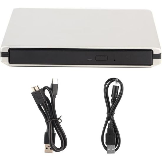 Lecteur Blu-Ray Externe Custom Catch 7-en-1 USB 3.0 & Type-C | Lecture/Gravure Windows/Mac
