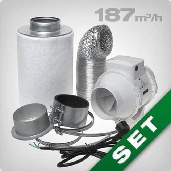 Kit de Ventilation pour Chambre de Culture Indoor Extracteur d'air TT — free download
