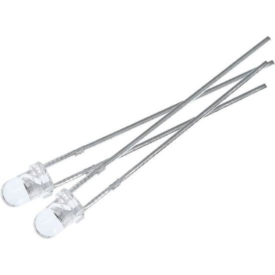20 paires 5mm 940nm LED émetteur infrarouge et récepteur IR Diode DC 1 20 paires 5mm 940nm LED émetteur infrarouge et récepteur IR Diode DC 1