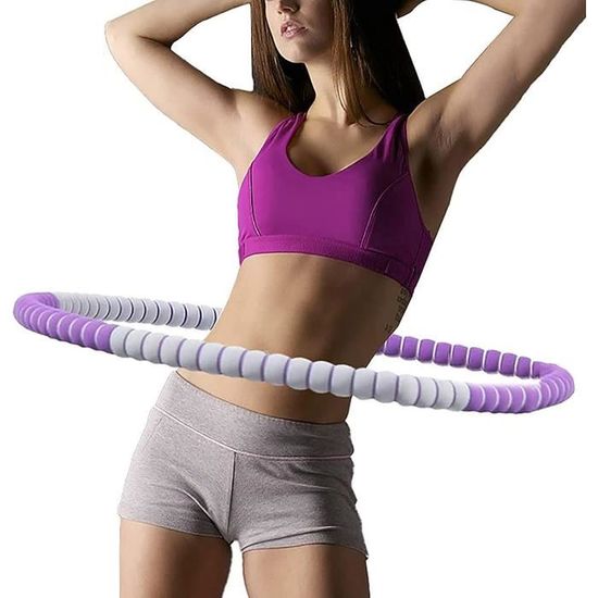 Hula Hoop 1 Kg Sport Fitness Hoola Hoop 95 Cm Amovible Hula Hoop 8 Section Amovible Pour Perdre