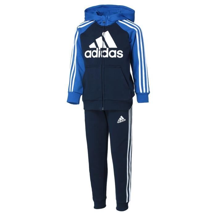 ADIDAS Ensemble survêtement de jogging LK B FT TRACKSU - Enfant garçon - Bleu