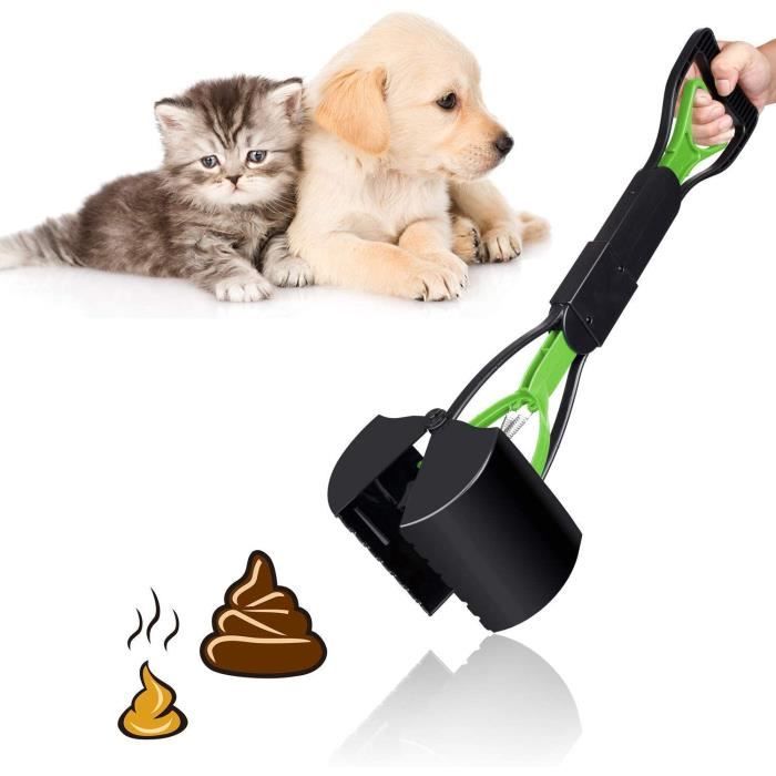 Pelle Ramasse Crottes pour Chiens,Poignée Facile À Presser- 60cm - Pliable