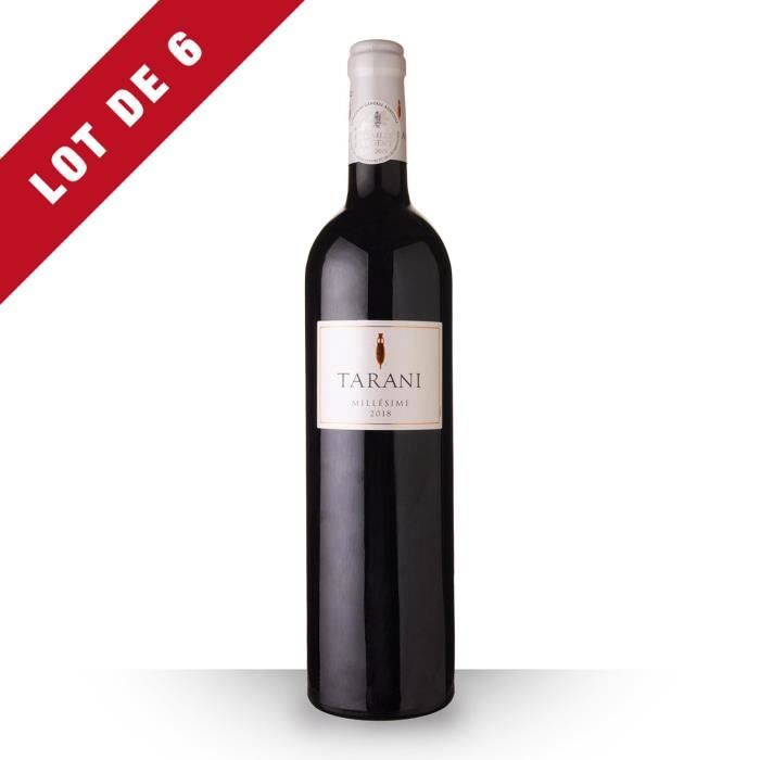 Lot de 6 - Tarani 2018 IGP Comté Tolosan - 6x75cl - Vin Rouge