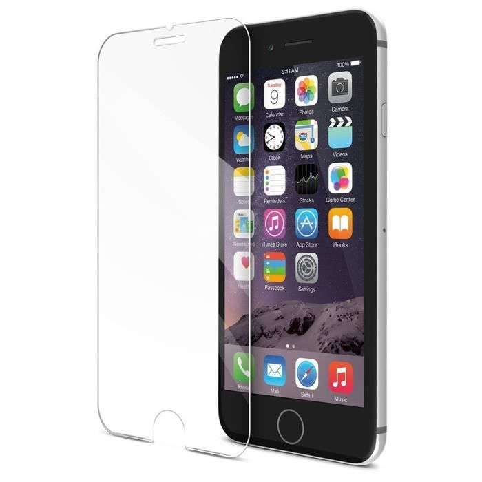 Pour Apple iPhone 6 Plus / 6S Plus (5.5-) Prime Protection écran en Verre Trempé Inrayable et Ultra Résistant Haute Transparence