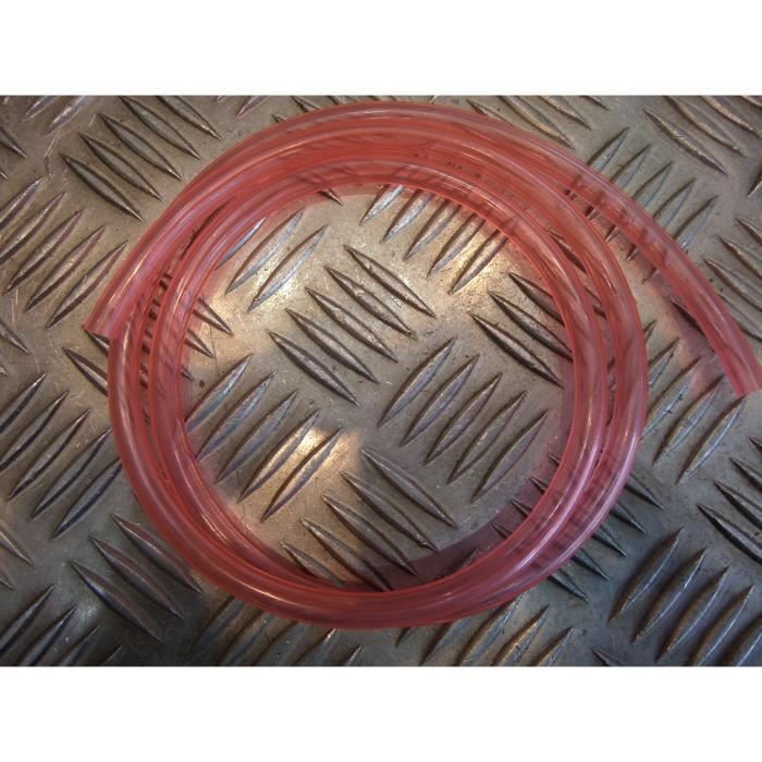 durite translucide rose essence huile air scooter moto quad 1 metre diam 5 x 9 mm