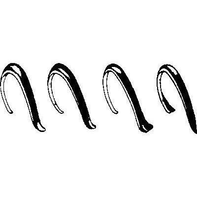 Kit PVC -Garniture d'aile pour moulure 70mm pour Volkswagen Golf 2 de 1983 à juillet 1987