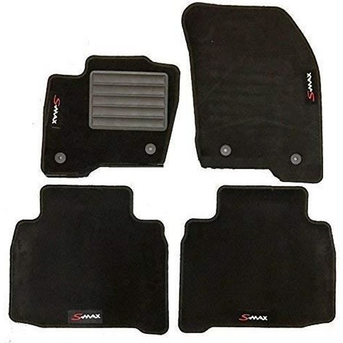 Jeu de 4 tapis moquette pour FORD S-MAX 2015>