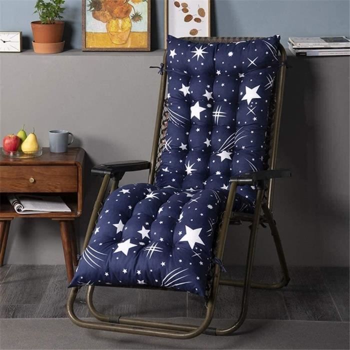 Coussin Chaise Longue Jardin Chaise longue Coussin Toison Sun coussins de siège épais avec dossier Fauteuil inclin123