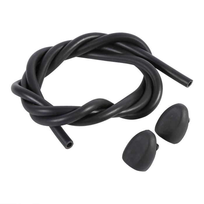 2pcs Gicleur Lave Glace Tuyau Lave Glace Voiture Kit de Buse de Pulvérisation de Lave-glace Avant avec Tuyau Flexible Essuie Glace
