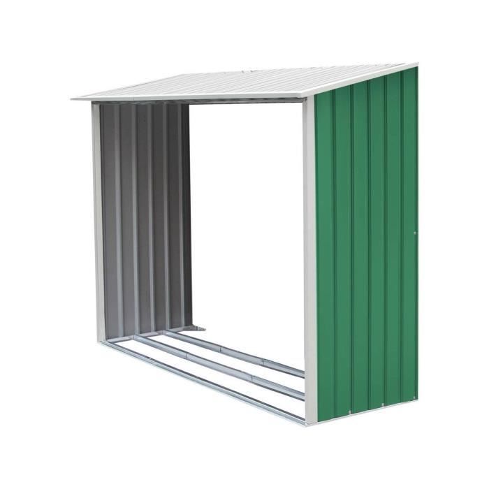 Option abri bûches pour abri de jardin -ROSAS- 7.06 M²