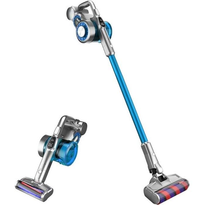 JIMMY® JV85 Aspirateur Balai Sans Fil Sans Sac Aspirateur á Main Puissant avec LED Silencieux Batterie Lithium