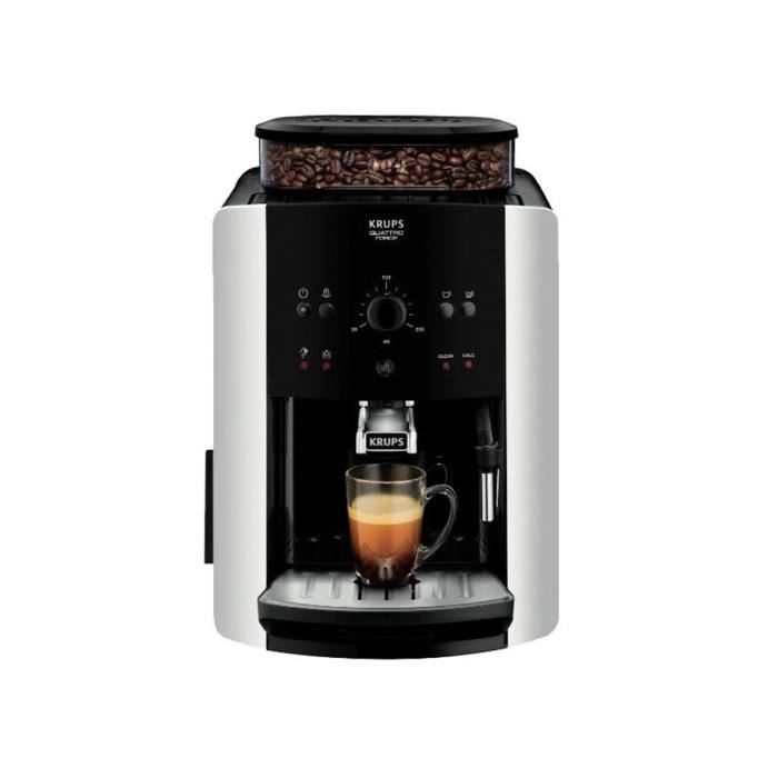 Krups EA8118, Autonome, 1,6 L, Café en grains, Broyeur intégré, Noir