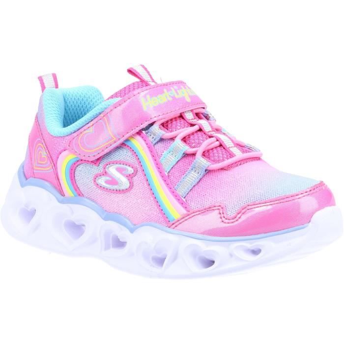 Skechers Kid's Heart Lights Rainbow Lux Trainer Various Colours 32081