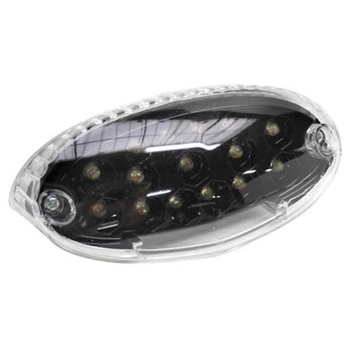 PHARES FEU AR SCOOT REPLAY LEXUS NOIR A LEDS POUR PEUGEOT 50 LUDIX (15 LEDS ROUGES) **