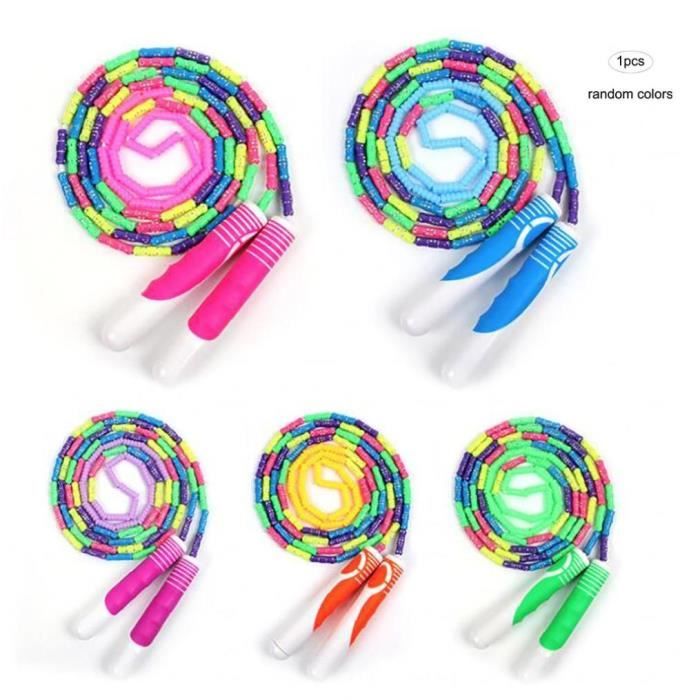 1pc Speed Enfants Sauter Ropes Soft Segment PerJump Athlétique Entraînement EXERCICE DE Étudiant (aléatoire) Engrenage extérieur