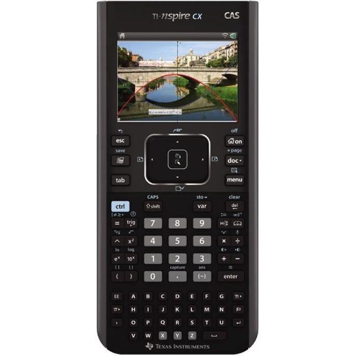 Texas Instruments TI-Nspire CX CAS Calculatrice graphique Noir