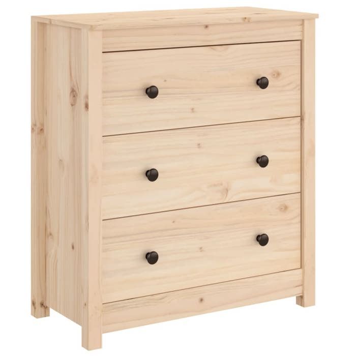 “SALE 2025”Buffet bas salon - Classique - Commode Buffet 70x35x80 cm - Bois massif de pin chill979903