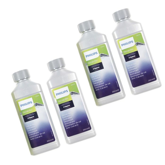 Détartrant pour machines à café - Philips Saeco - Lot de 4 flacons - 250 ml