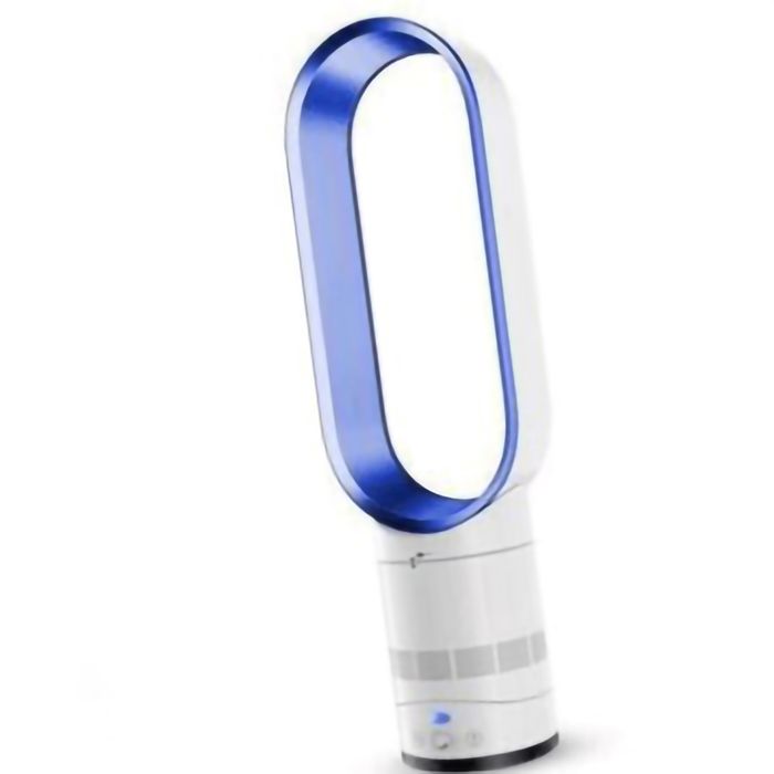 Ventilateur sans lame électrique - SHIPENOPHY - UE 220V - Bleu - Sans lame (sécurité enfants) - Ultra silencieux - Shipenophy