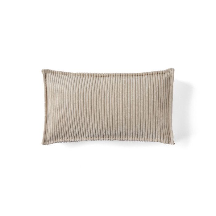 Stella - coussin - en velours côtelé - 32x57 cm - Beige Stella - coussin - en velours côtelé - 32x57 cm - Beige