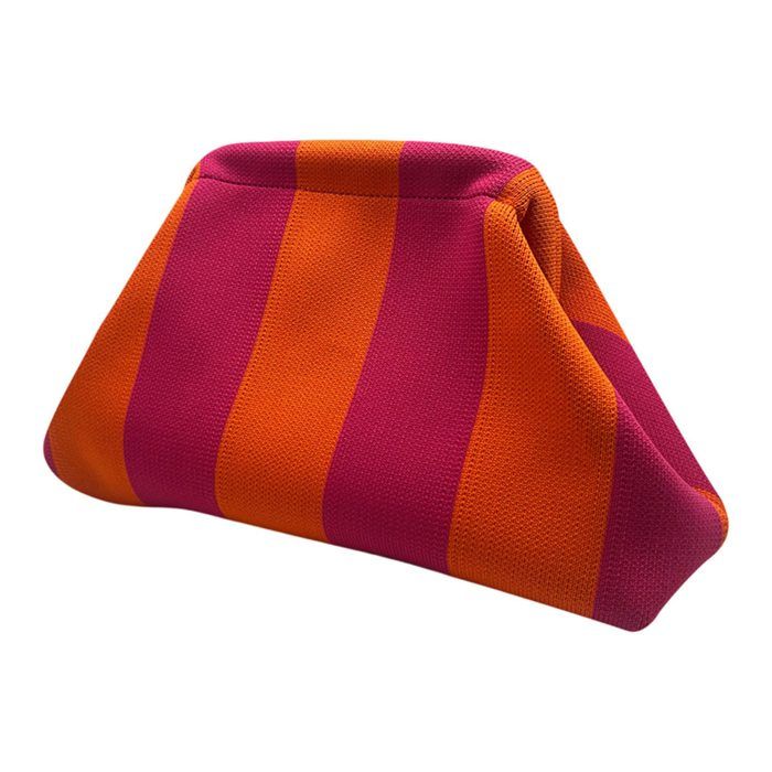 Sac à main femme-1 pochette soirée élégante 29×22×10 cm-orange Étiquette