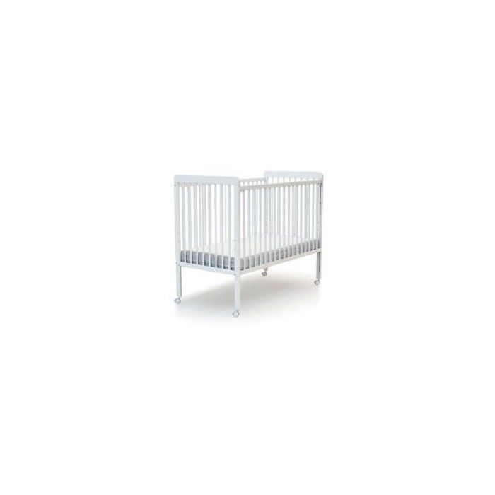 Lit bébé à barreaux 60 x 120 cm - WEBABY - Livo - Hêtre massif - Côté coulissant Lit bébé à barreaux 60 x 120 cm - WEBABY - Livo - Hêtre massif - Côté coulissant