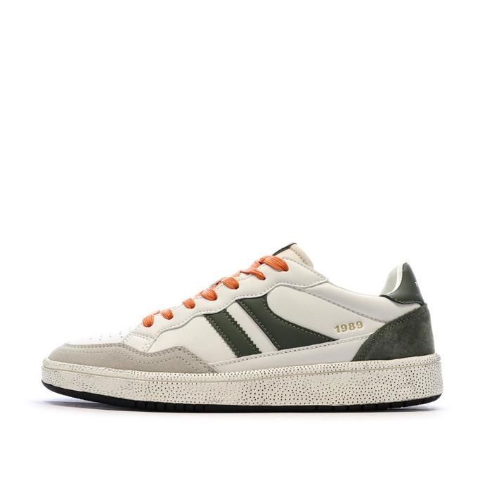 Teddy smith Baskets Blanc/Kaki Homme Teddy Smith Zapato