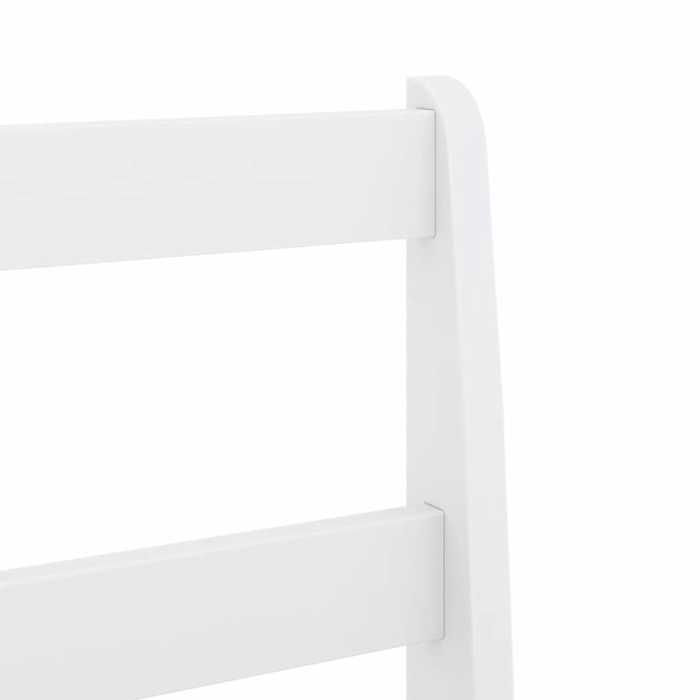 Remise 2026®Table cuisine 4 personnes + 4 chaises Blanc - Ensemble à manger Panama 5 pcs - blanc - Bois de pin massif 198 3595257